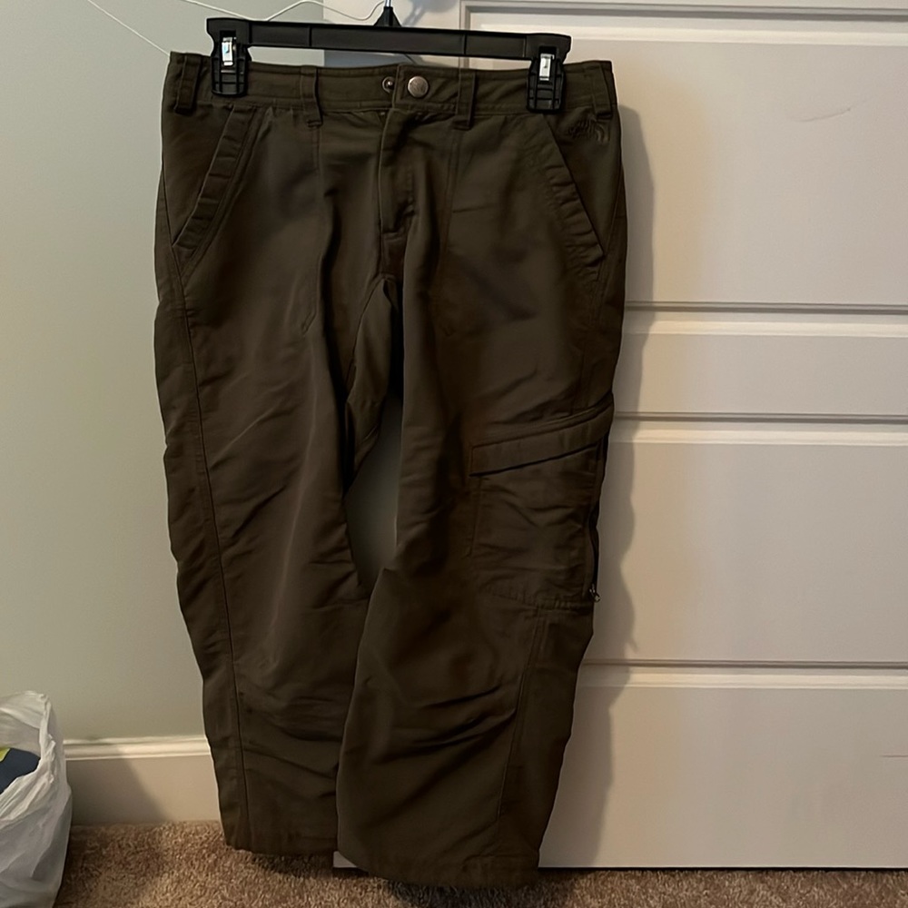 North Face Green Cargo Pants- Size 2